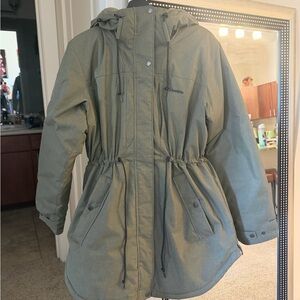 Columbia Olive Green Jacket with Hood